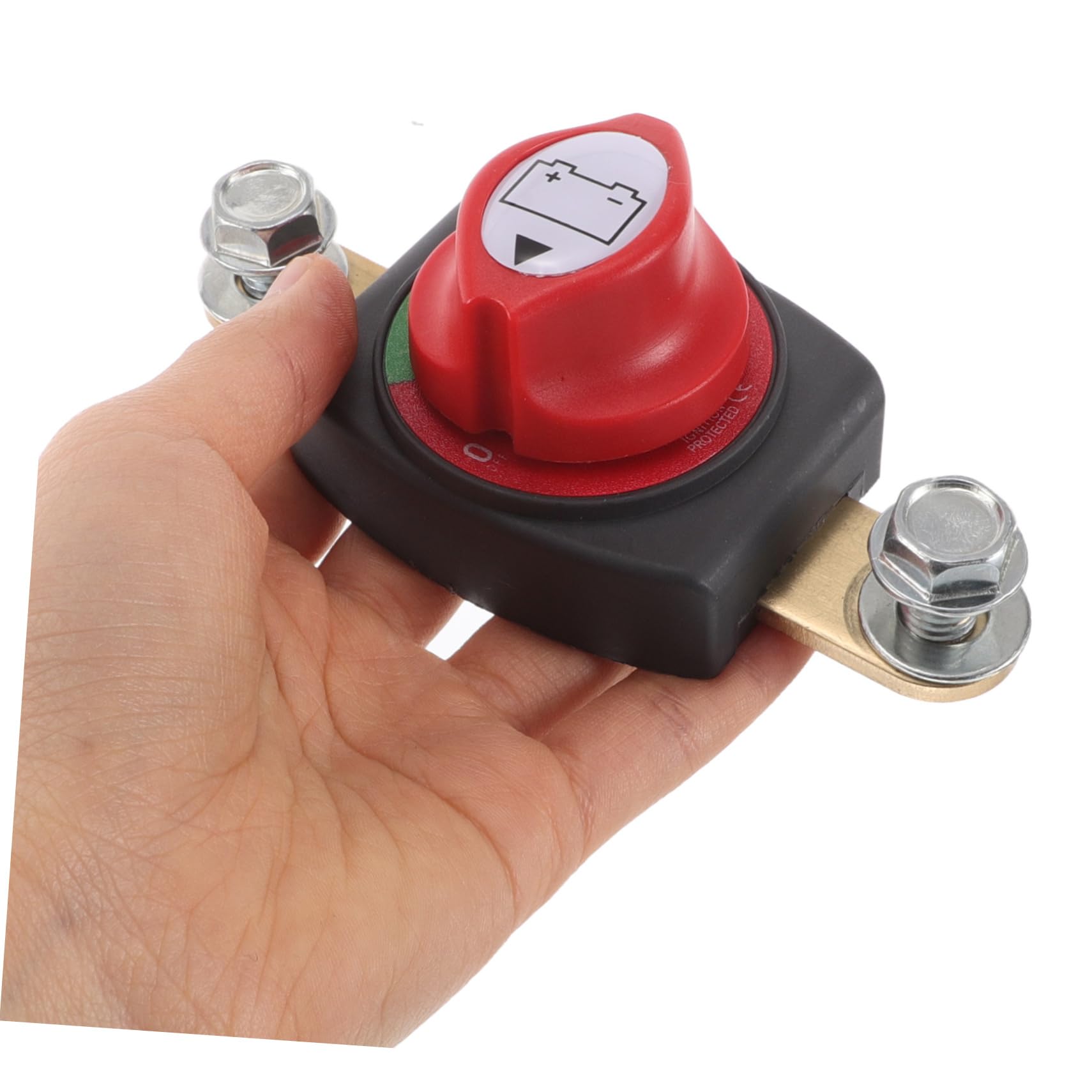Interruttore di Scollegamento Batteria Auto in Ottone e Abs | Design di Interruzione Integrato, Accessorio per Modifiche Automotive, Uso su Batteria
