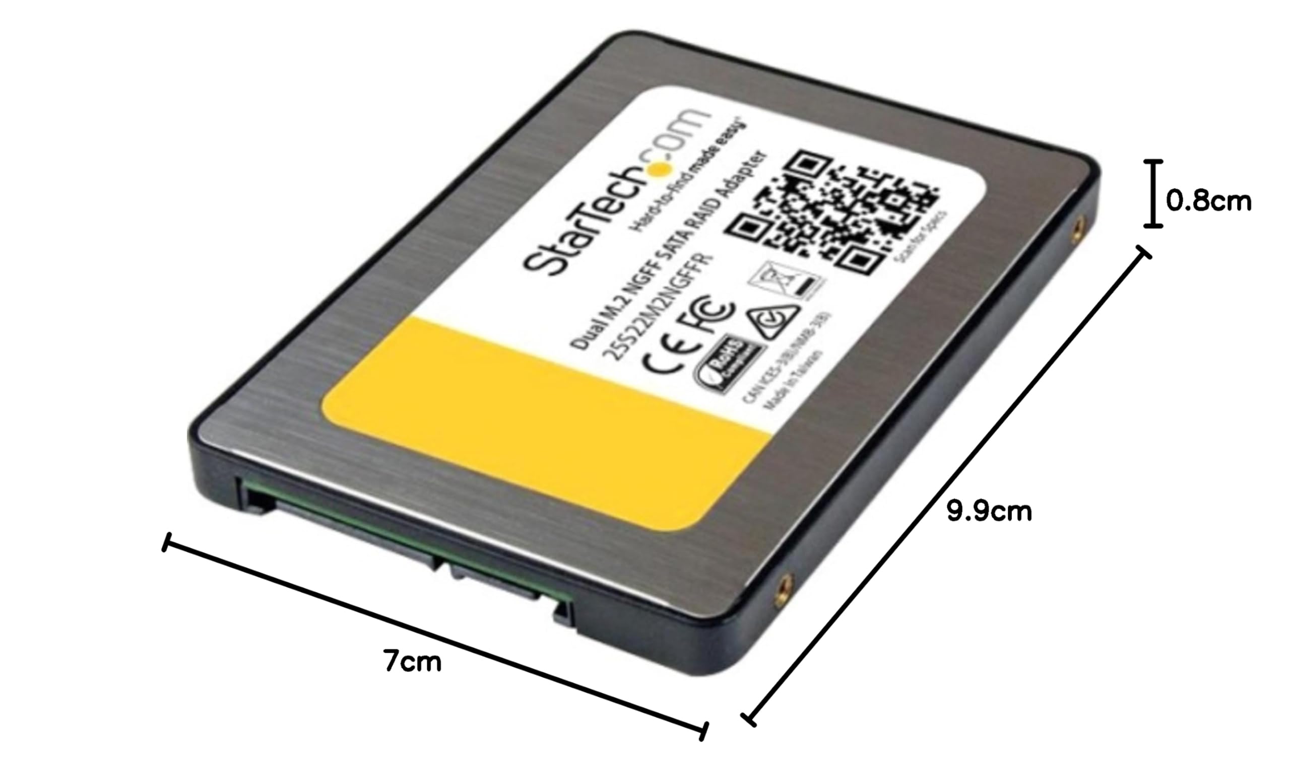 Amazon.co.jp: StarTech.com デュアルM.2 SSD - SATAアダプタ RAID