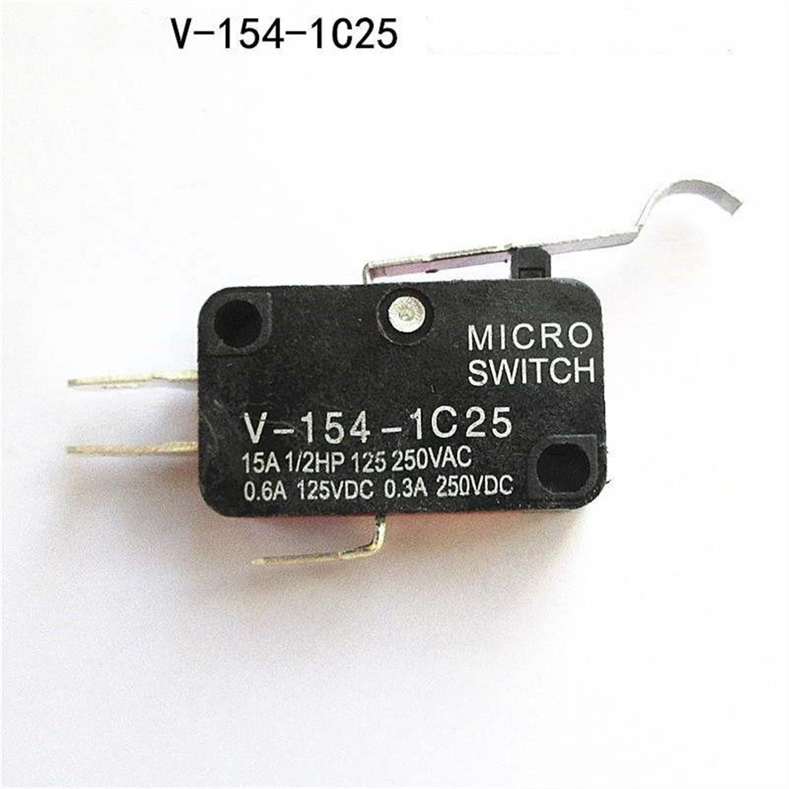 Interruptor de límite 5 uds microinterruptor Interruptor de límite de Carrera V-151-1C25 V-152-1C25 V-153-1C25 V-154-1C25 V-155-1C25 V-156-1C25 Interruptor de Mango Largo de Rodillo