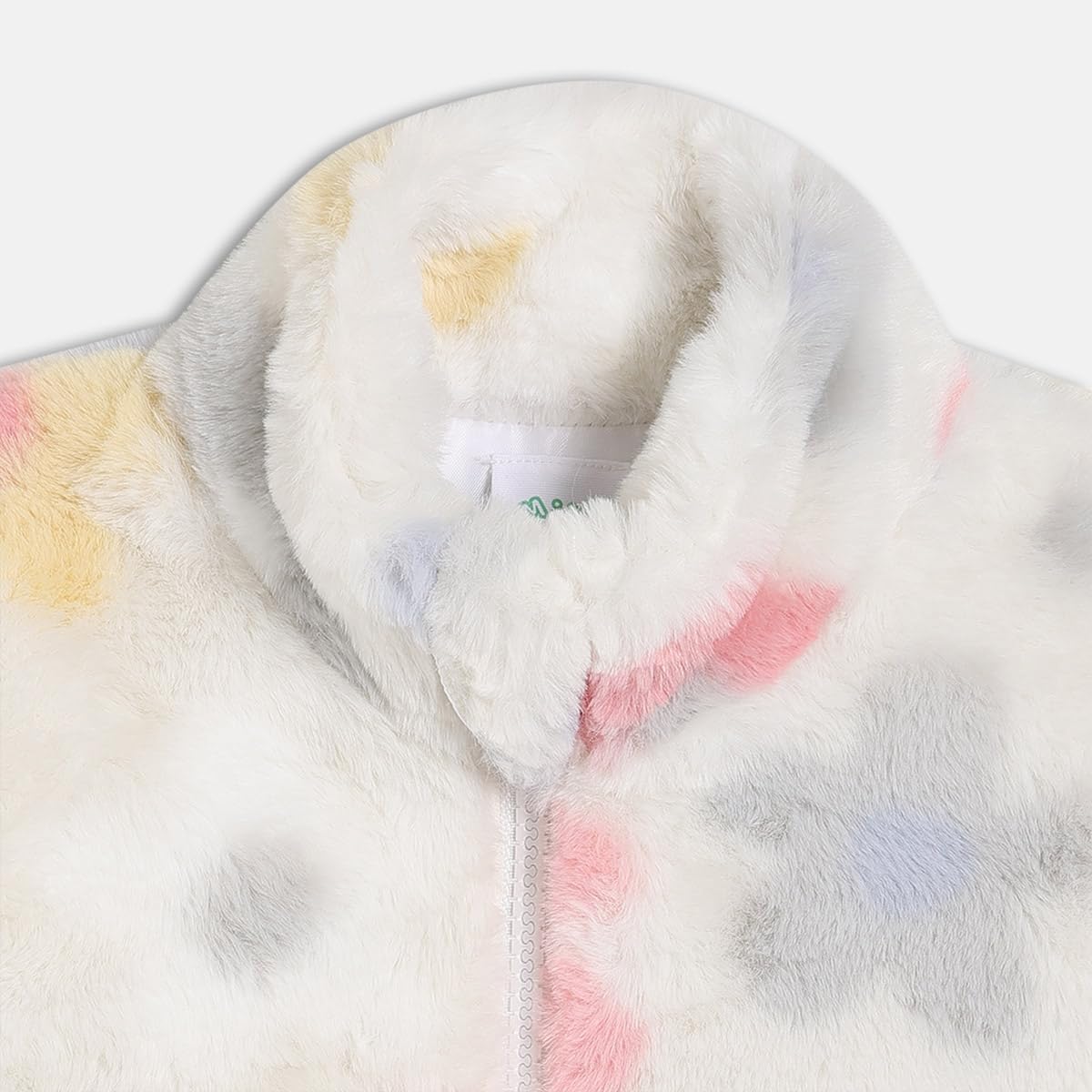 miniklub Baby Girls Front Open Full Sleeves Knitted Blended Cotton Jacket, Pack of 1, Multicolor (2-3Y) 1