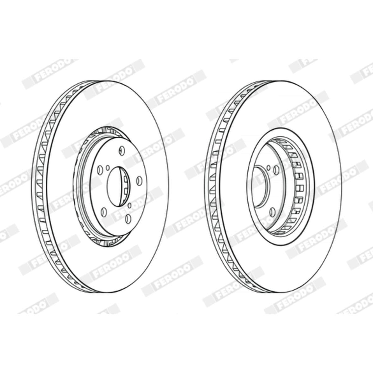 Tarcza hamulcowa FERODO DDF2498RC-1 4351230330