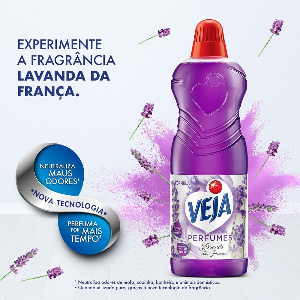 Veja Limpador Perfumes Lavanda Da França 4 L