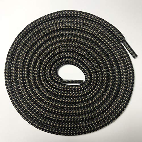 Image of 3 Pairs Heavy Duty Round Boot Laces Shoelaces for Hiking Walking Construction Safety Work Boots Shoes