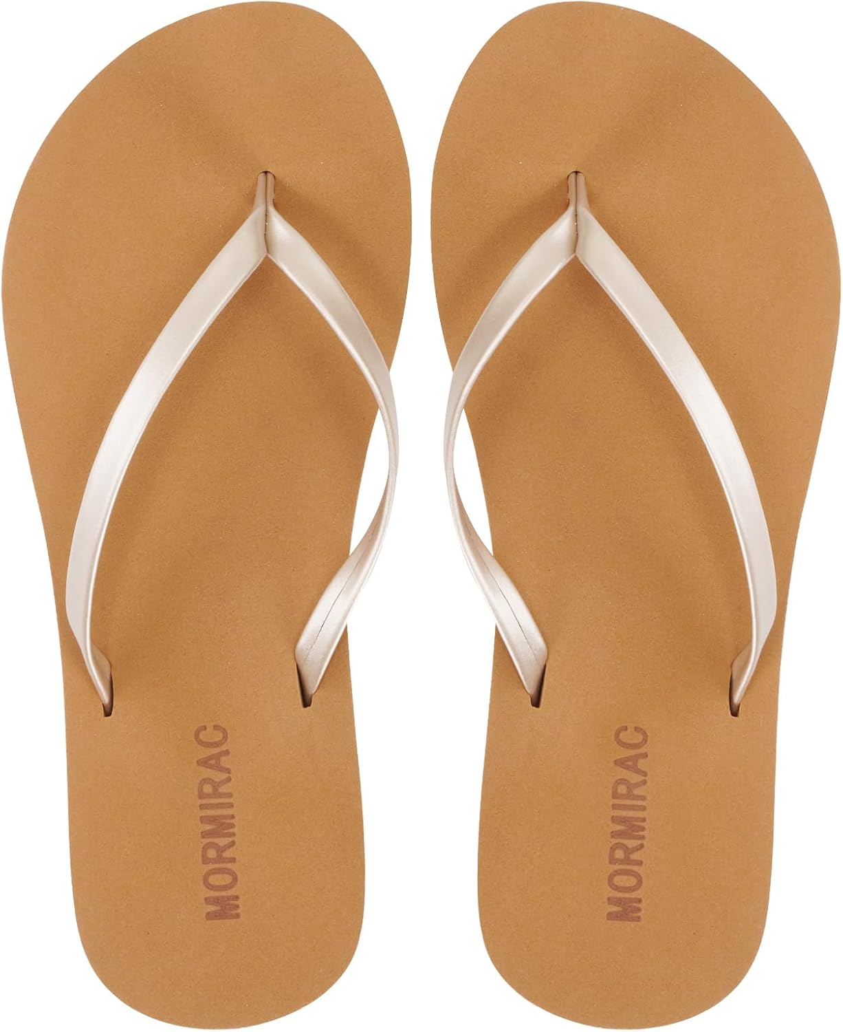 Womens Slim Leather Comfortable Flip Flops Summer Beach Thong Sandals Arch Support Non Slip - Image 5