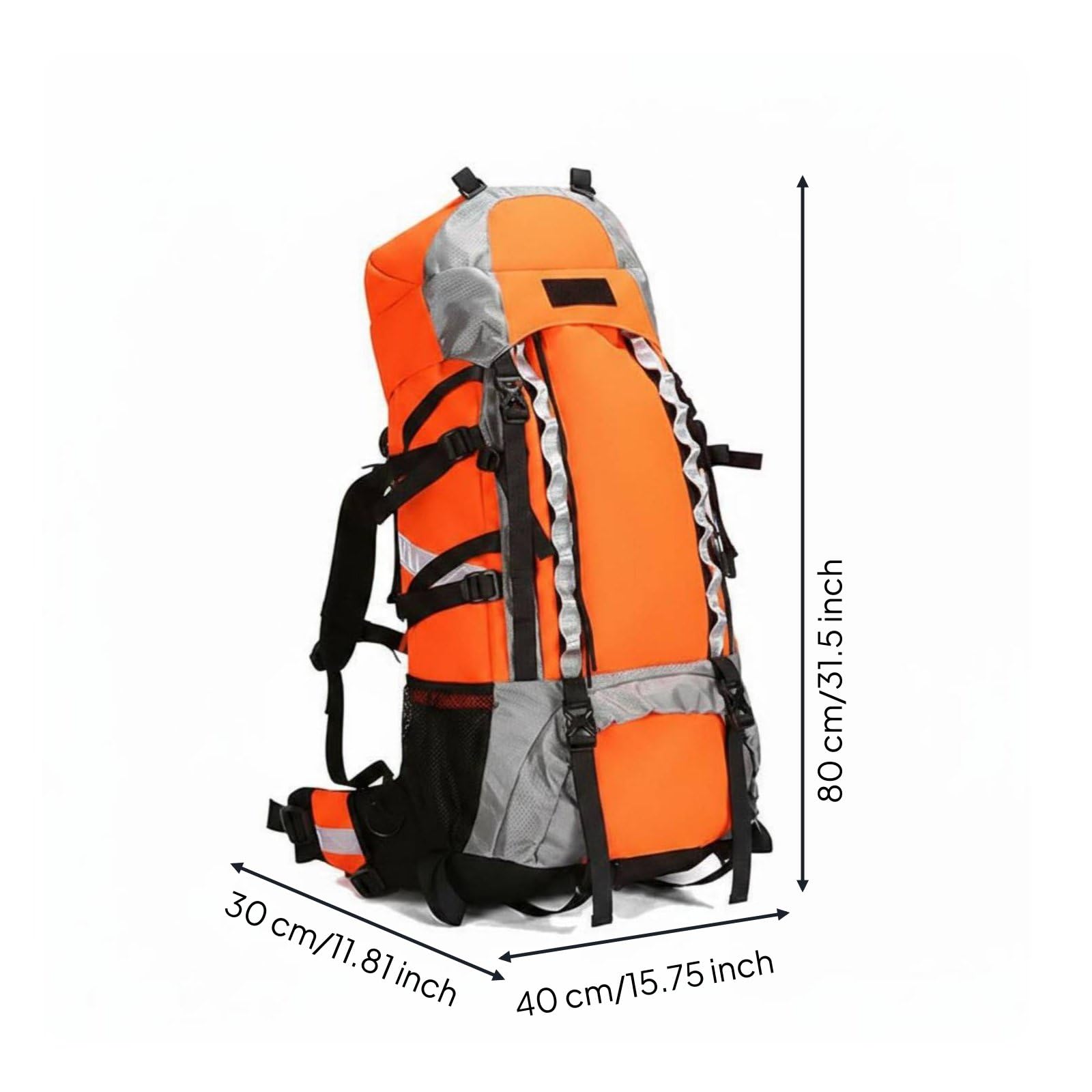 Mochila de Emergencia Impermeable Mochila para Incendios Bolsa de de Intervención Pack de Respuesta Rápida Material Oxford 1200D Protección contra