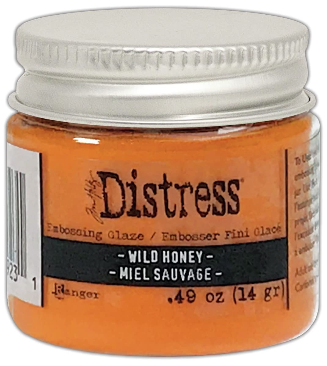 Ranger Tim Holtz-Distress Embossing Glaze-Wild Honey, 1 Count (Pack of 1)