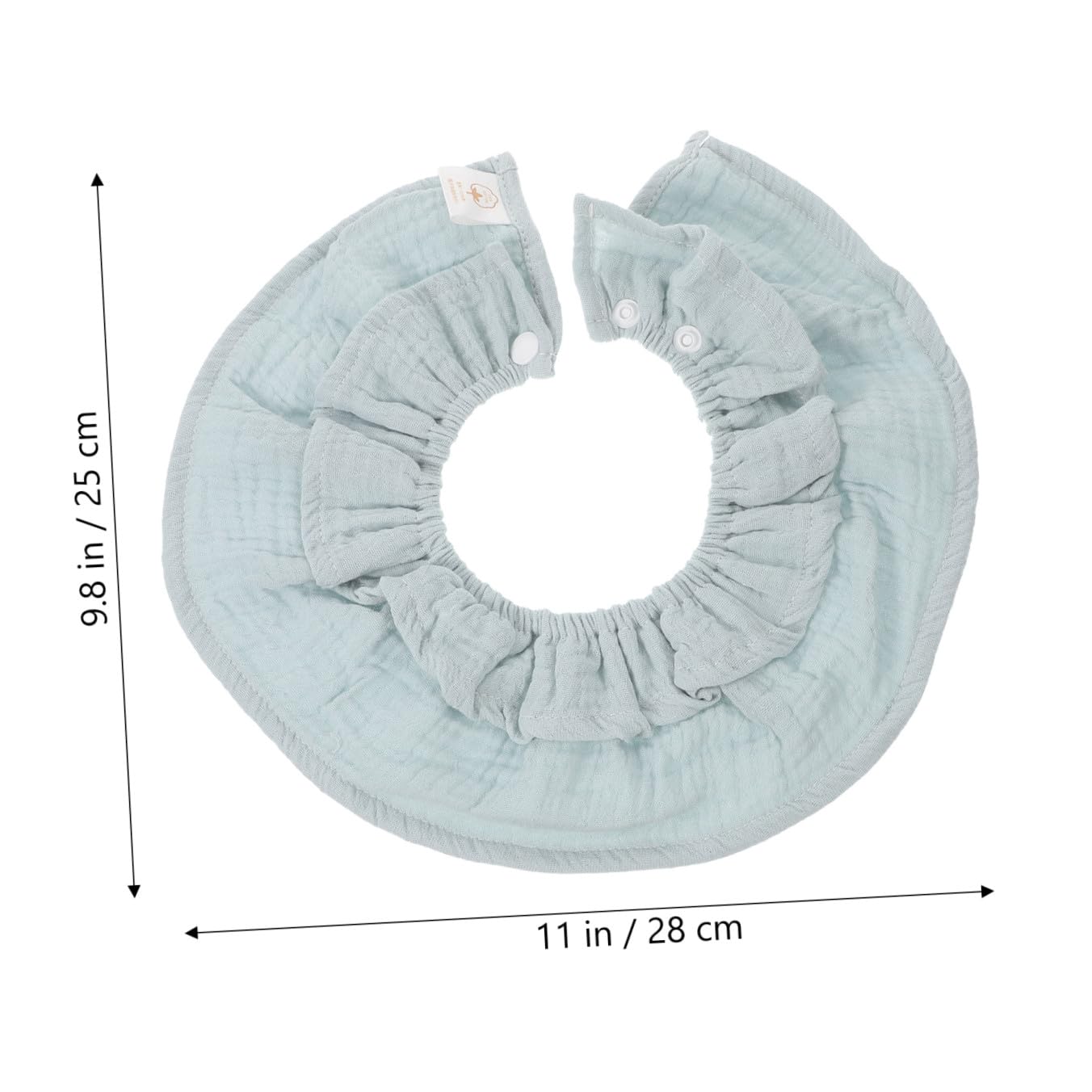 Abaodam 6piezas Baberos De Algodón Absorbentes Para Diseño Cómodo y Flexible Para Babas y La Ropa