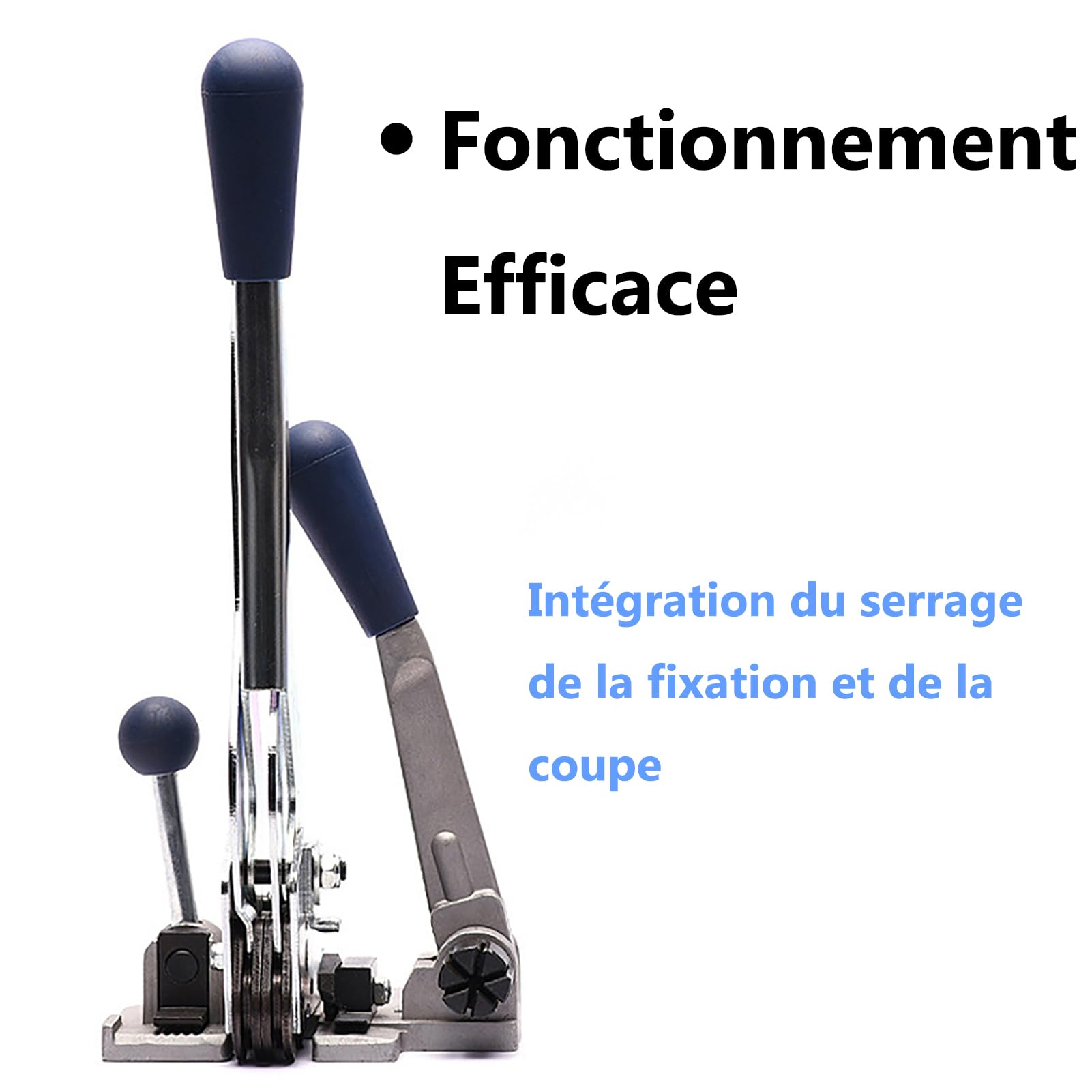 Machine à emballer de cerclage 3 en 1, sertisseur tendeur multifonction portable pour l'industrie