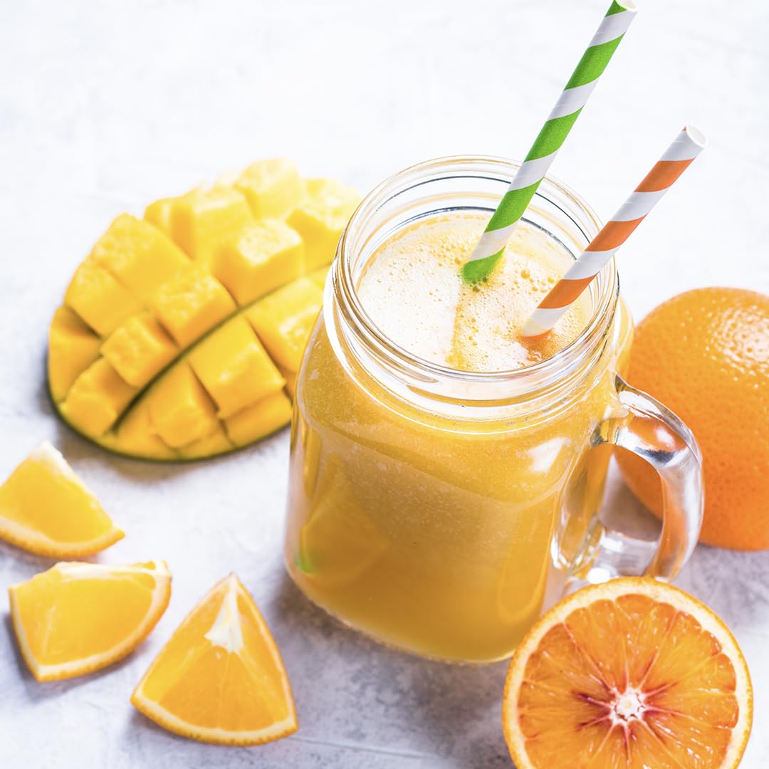 Humo, mango de color naranja, 6 unidades (6 x 1 L)