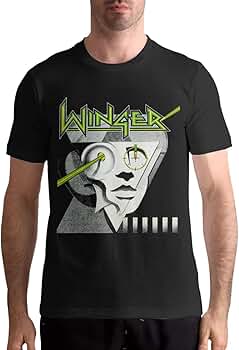 2020CIRCLE Shortsleeve Band T-shirt Lサイズ DorothyCGarza Winger Band T Shirt Men's Cotton T Shirt Fashion O