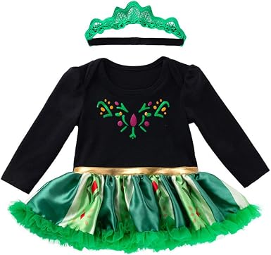 Amazon.com: Lalulalu Disfraz de princesa de Anna para bebé : Ropa, Zapatos  y Joyería