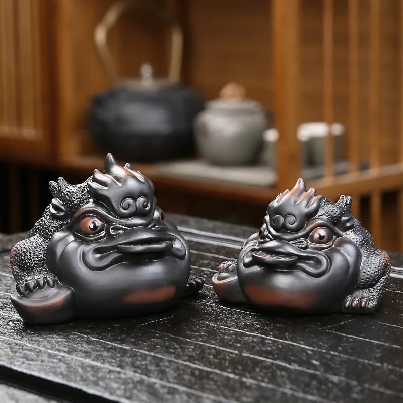 Thé de crapaud en argile violette pour sublimer votre table basse