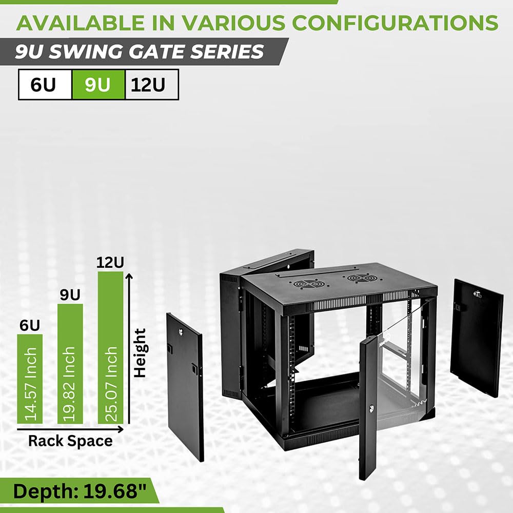 さーぽ Amazon.com: NavePoint Server Cabinet with Hinged Back - 25.5' Deep