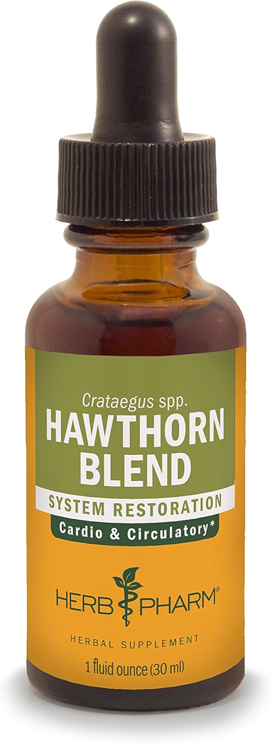 Herb Pharm Hawthorn Blend Liquid Extract for Cardiovascular and Circulatory Support, 1 Fl Oz : Everything Else