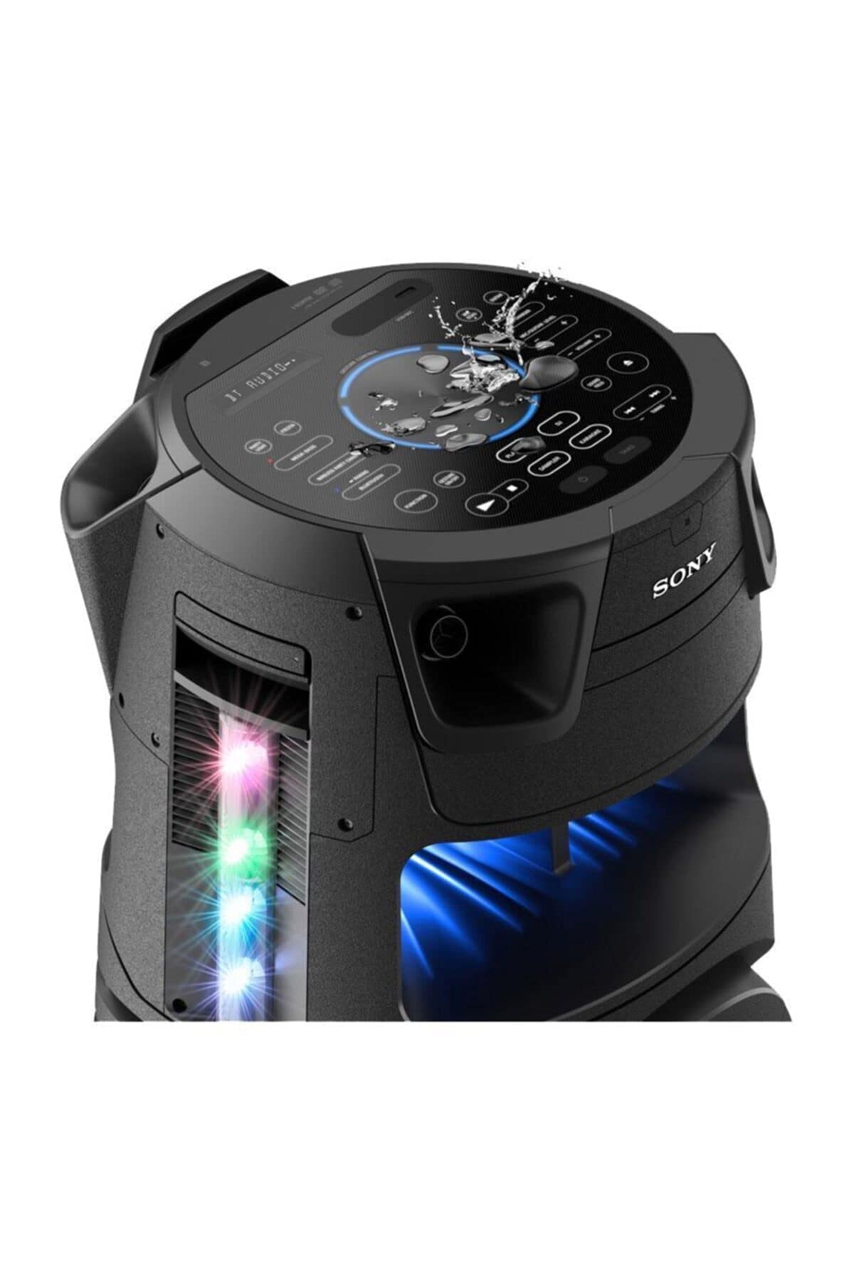 Sony MHC-V73D | Système Audio Portable High Power Bluetooth, Son et Effets Lumineux omnidirectionnels, idéal pour la fête, Black