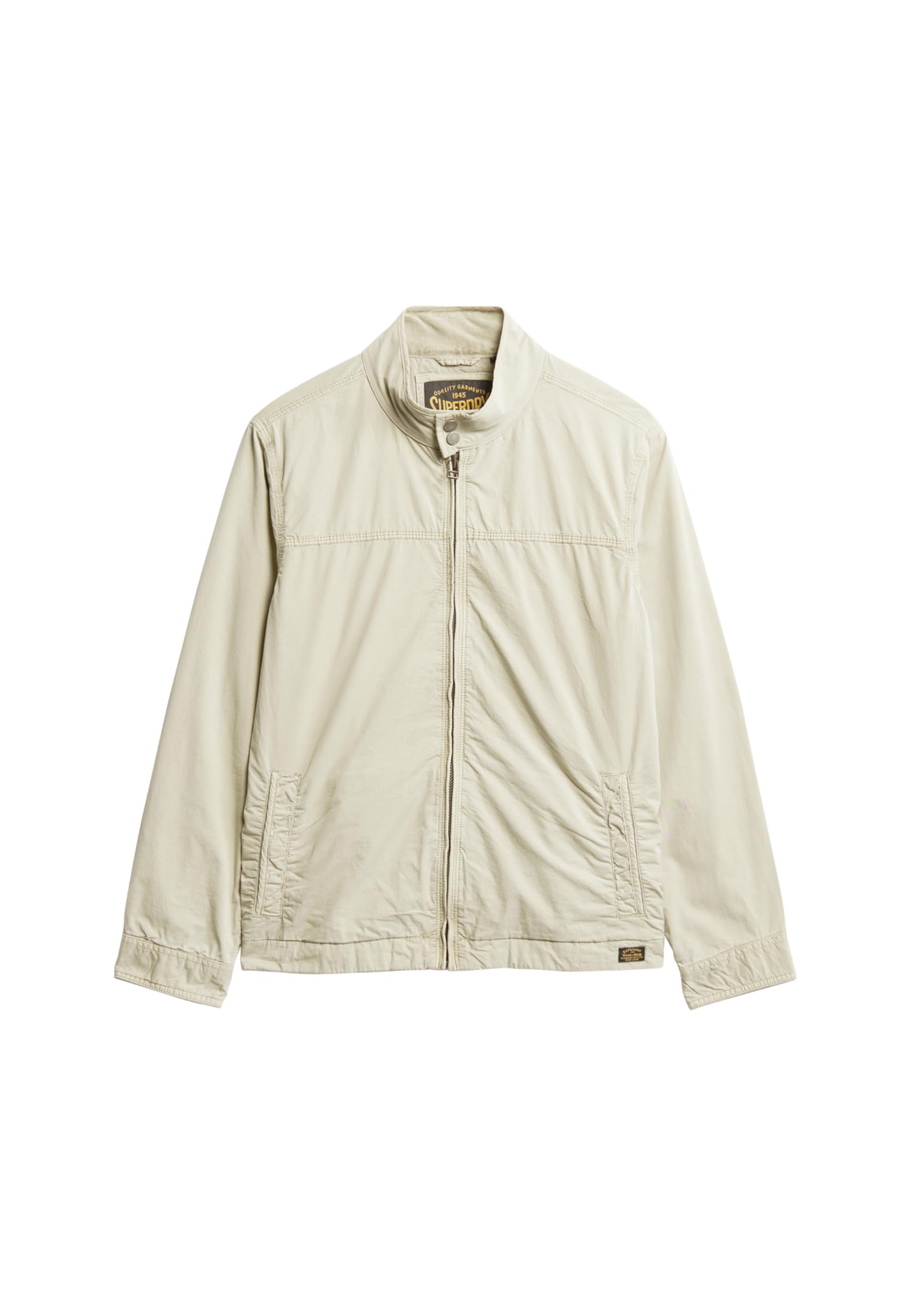 Superdry Men's London Fog Grey Classic Harrington Jacket - (Uk, Alpha, Xl, Regular, Regular, )