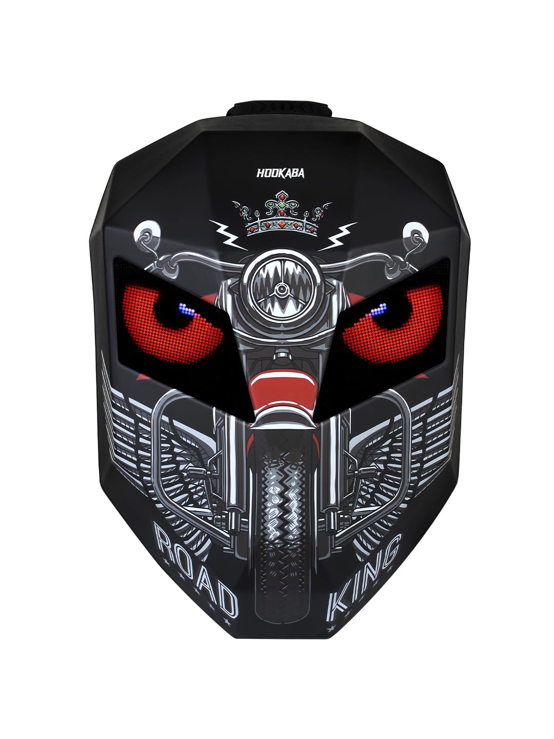 Hookaba Eye Rover LED Backpack 31L | Motorcycle Riding Bag With Programmable Screen | App Control & Water Resistant | Unisex Expandable Daypack For College, Travel, Laptop, Helmet