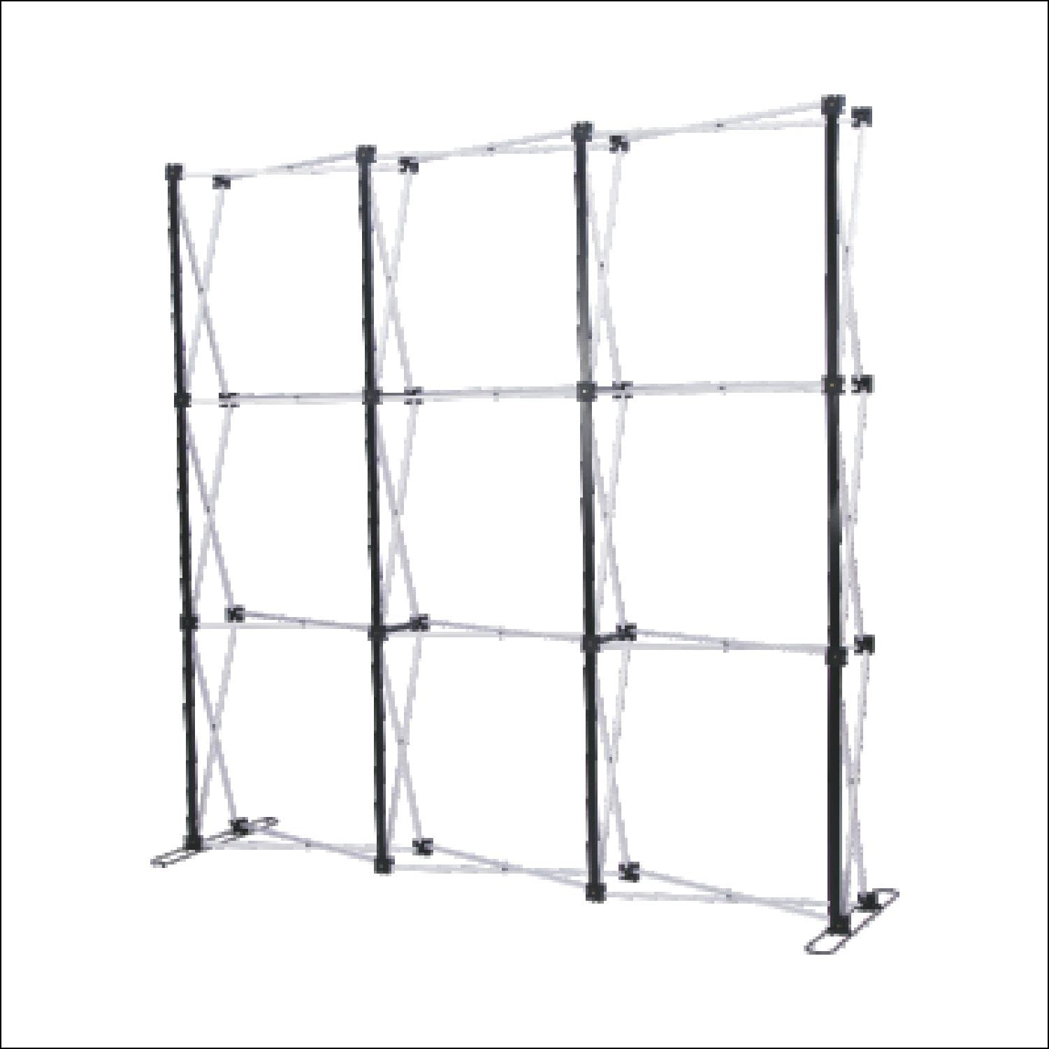 STANDY Wale Black Aluminium Magnetic Pop Up Stand, Display Stand, for Advertising (Multi Colour Pack of 1)