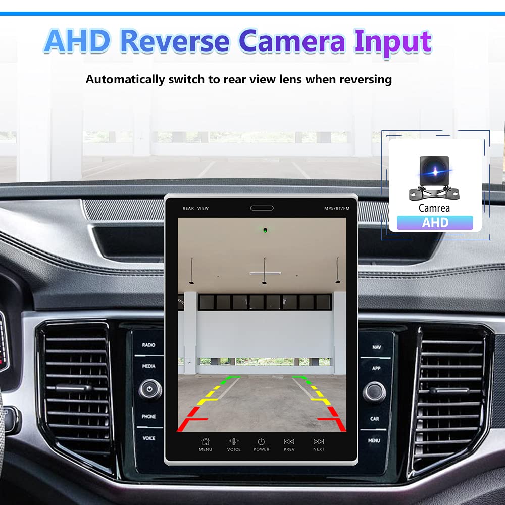 Buy Rimoody Vertical Double Din Car Stereo Android 9.5'' Movable