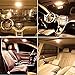 PESIC 20x T10 921 192 194 Wedge RV Trailer 42-SMD LED Super Bright 3500K Warm White Car Backup Reverse Interior Light Bulbs