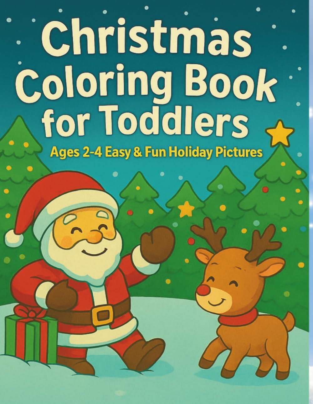 My First Christmas Coloring Book for Toddlers: Ages 2–4 | Simple, Adorable & Easy Holiday Pictures for Little Artists