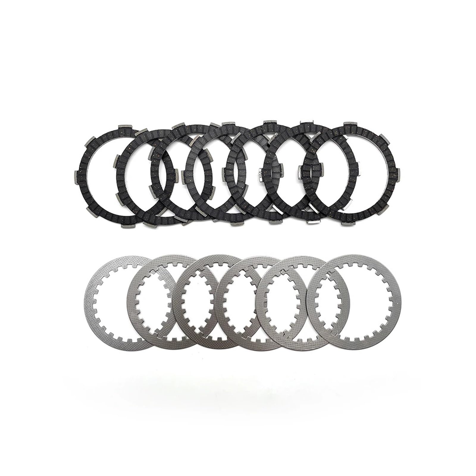Motorrad-Kupplungsscheiben-Reibplatten-Kit 82/91 Mm Stahl-Kupplungsbelag Kompatibel For LONCIN YBS300 YB300H Motorzubehör(A Set)