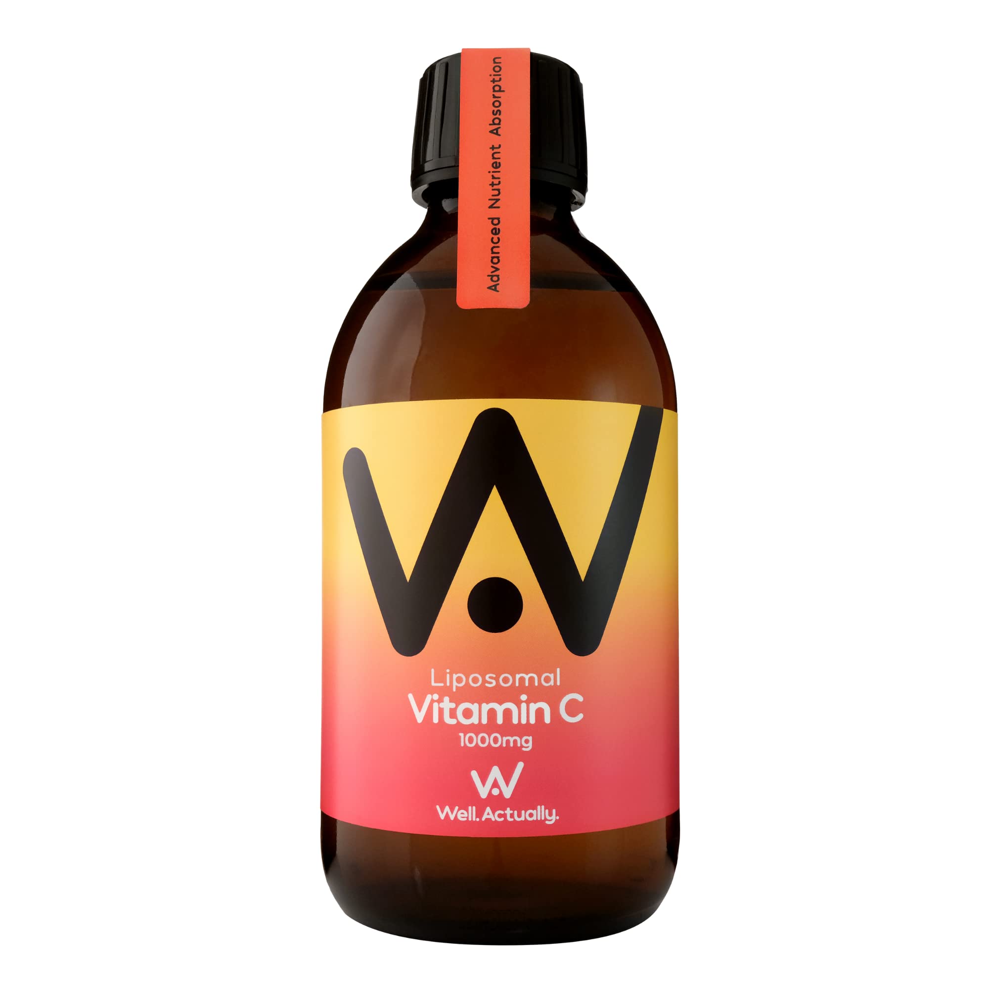 well actuallyPowerful Liposomal Vitamin C 1000mg - 60 Servings - 300ml - Fruit Fusion Flavour - Vegan - UK - Made by