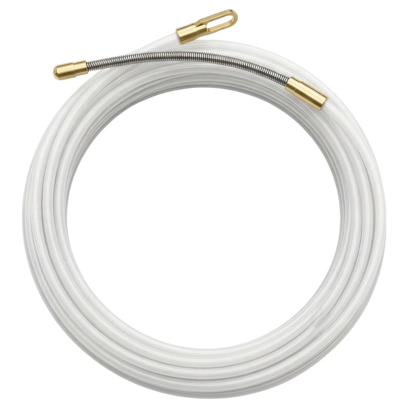 10m Cable Pull-in aid 3mm Polyamide Nylon Pull Wire with Guide Spring Cable Retracting Strap