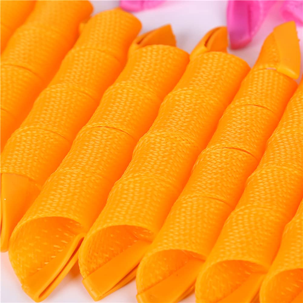 Rulos Para El Pelo Rulos for el cabello (30/45/55/65 cm) sin forma de onda, rizos redondos en espiral, rizador de pelo suave, rodillos mágicos for el cabello DIY Rulos Flexibles Para Rizar Pelo (Tama