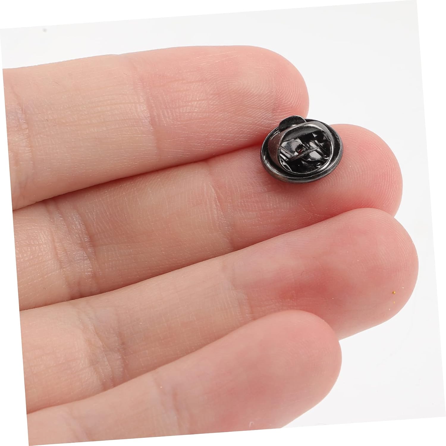 Homoyoyo 430pcs Metal Pin Backs for Craft Making Easy to Use Brooch Clasp Holders for Lapel Tie Tacks Badge and Jewelry Projects