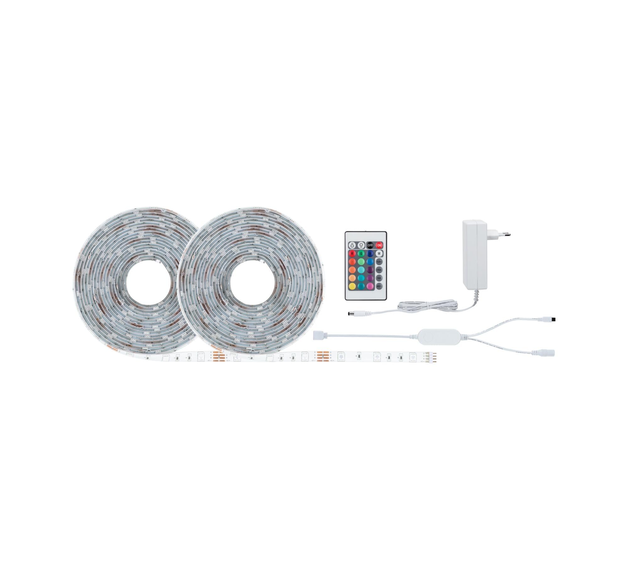 Paulmann 70535 SimpLED LED Strip Smart Home Zigbee RGB Komplettset 10m 26W 900lm 30LEDs/m RGB 36VA Profil für Leuchtstreifen