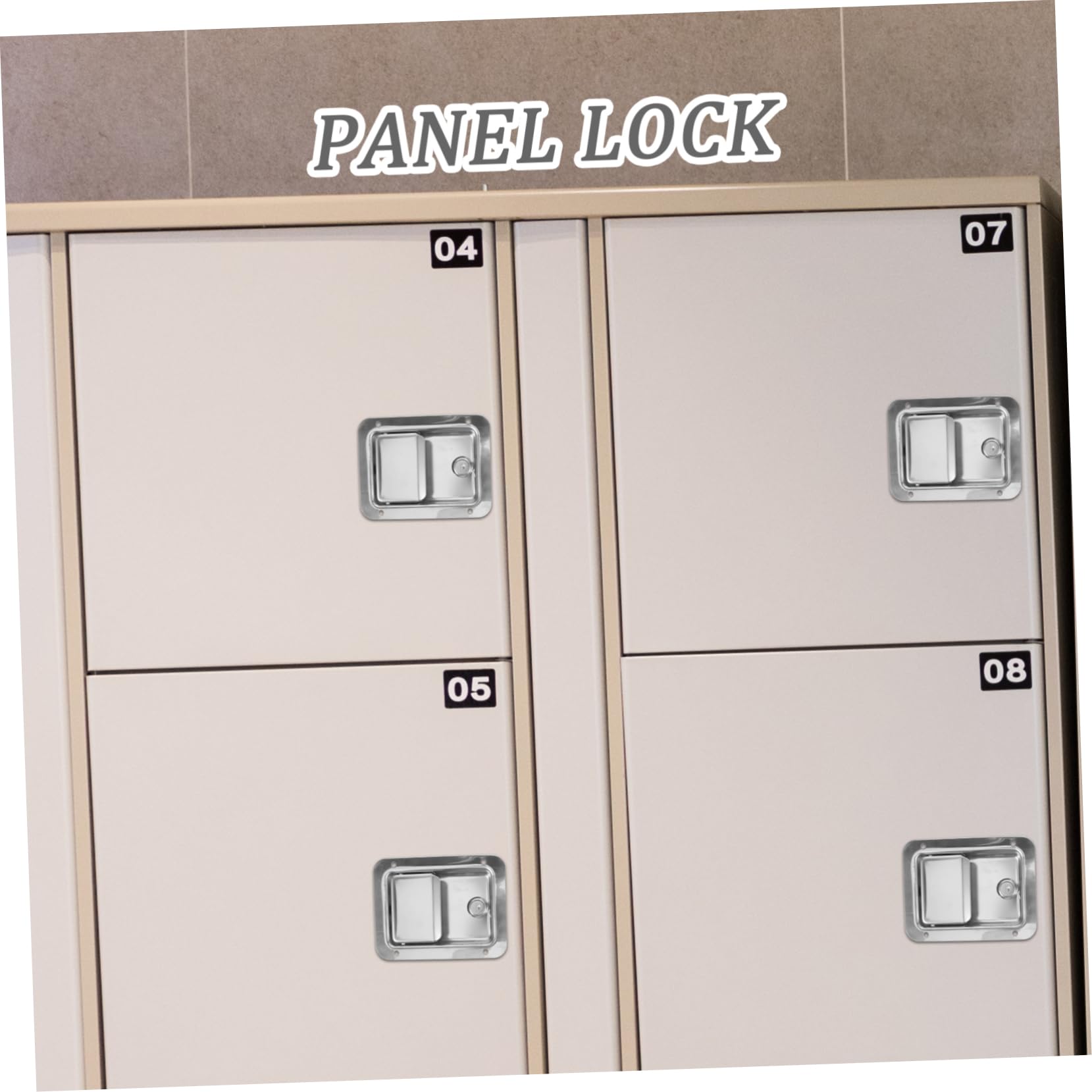 Operitacx Bloqueo del Panel Cerradura para Puertas de Autocaravanas de Acero Inoxidable Cerradura para Paneles de Camiones de Puertas de Autocaravanas para Uso Caravanas y Camiones