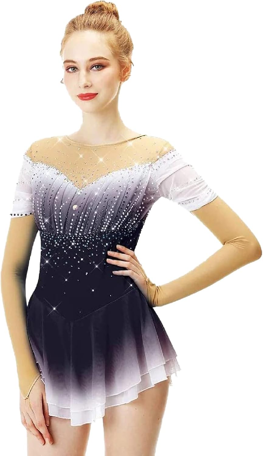 Figure Skating Clothing Ice Skating Clothes for Women Girls' Roller Ice Skating Dress Costume