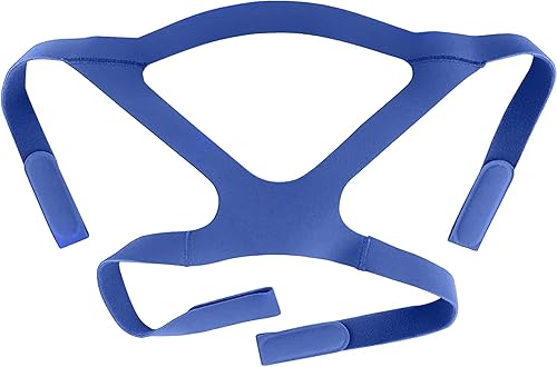 CPAP - Correa universal para máscara CPAP, material elástico cómodo y duradero, color gris estándar (solo sombrero), Azul