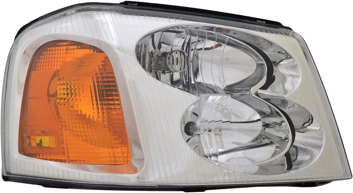 ALLIGATOR AUTO LIGHTS Replacement for GMC Envoy 2002-2009 Headlight Headlamp Assembly With Bulbs Right/Passenger Side 15833070 / GM2503220