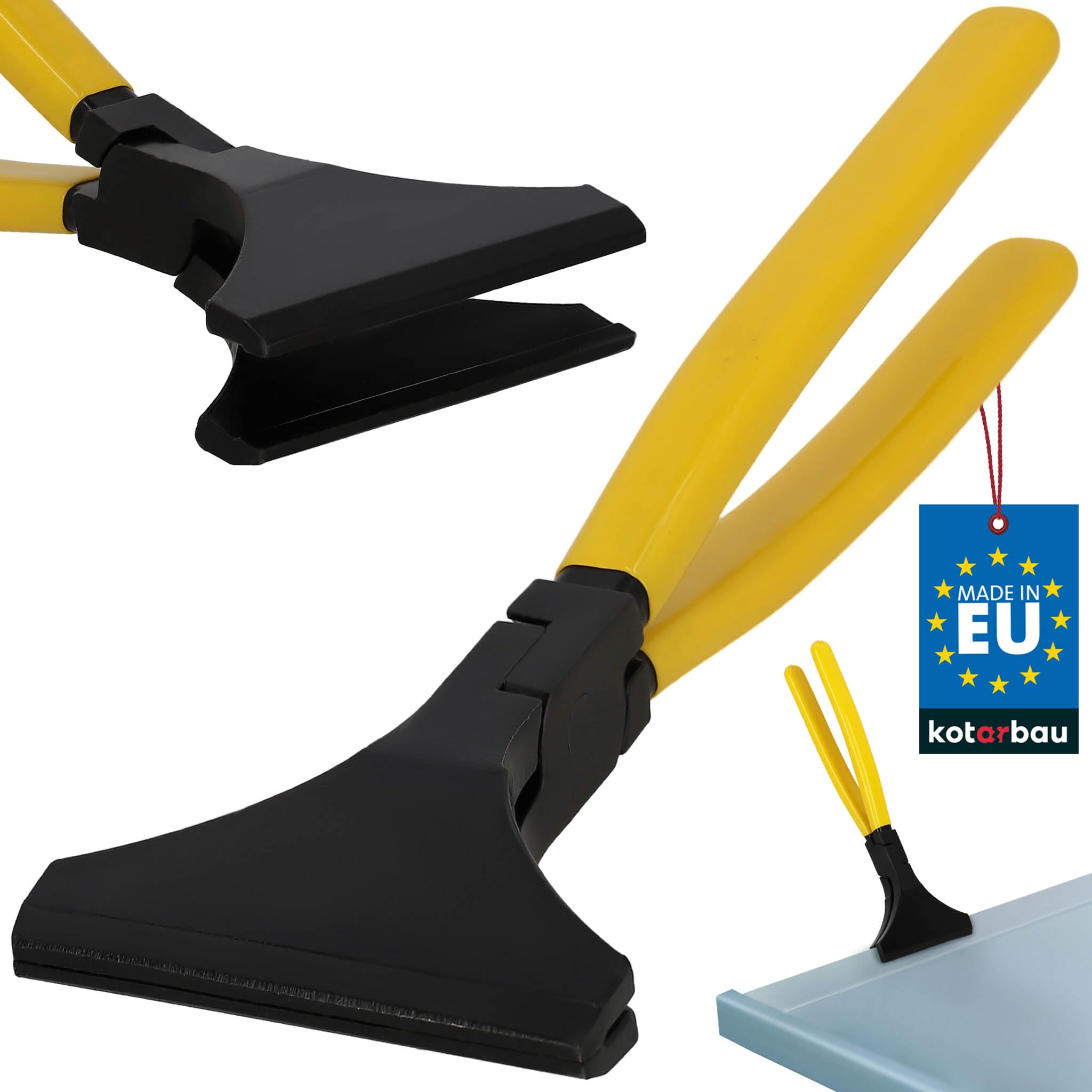 KOTARBAU® Szczypce składane proste 10 cm, szerokie szczypce do blachy