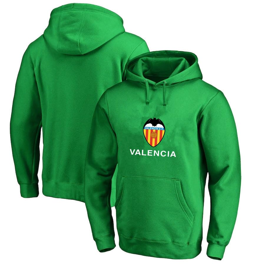 MAUXpIAO Sudaderas con capucha para hombre Vǎ-lēňciā Sudaderas de manga larga Jerséis Suéteres súper suaves Chaquetas sólidas gimnasio/F/3XL