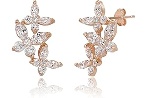 Mesmerizing Rose Gold Butterfly Earrings: A Symphony of Elegance and Charm