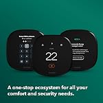 ecobee Nouveau Thermostat Intelligent Amélioré - Thermostat Wi-Fi Programmable - Compatible avec Siri, Alexa, Google Assistant - Certifié Énergie Star - Maison Intelligente