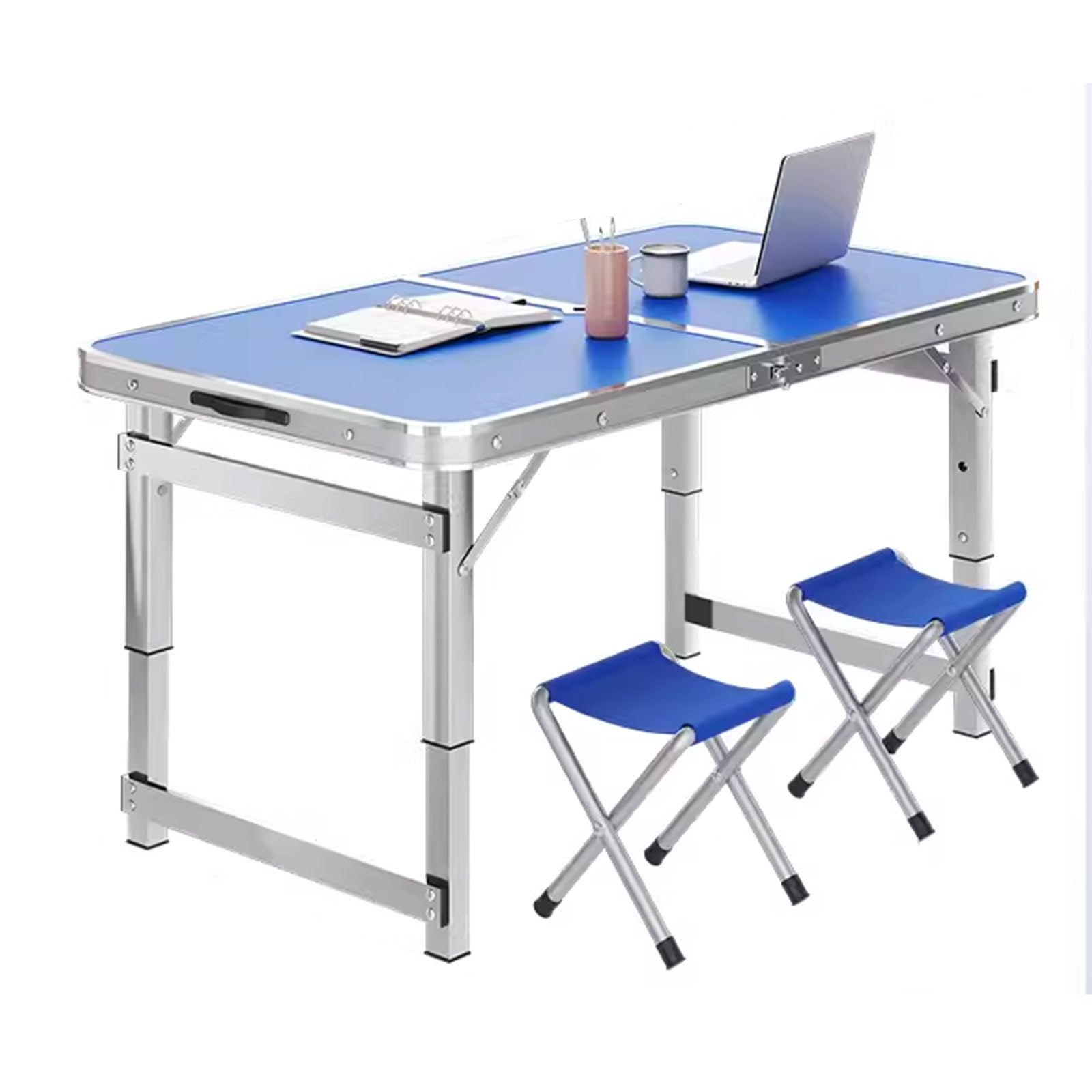 Table pliante portable en alliage d'aluminium légère pour pique-nique