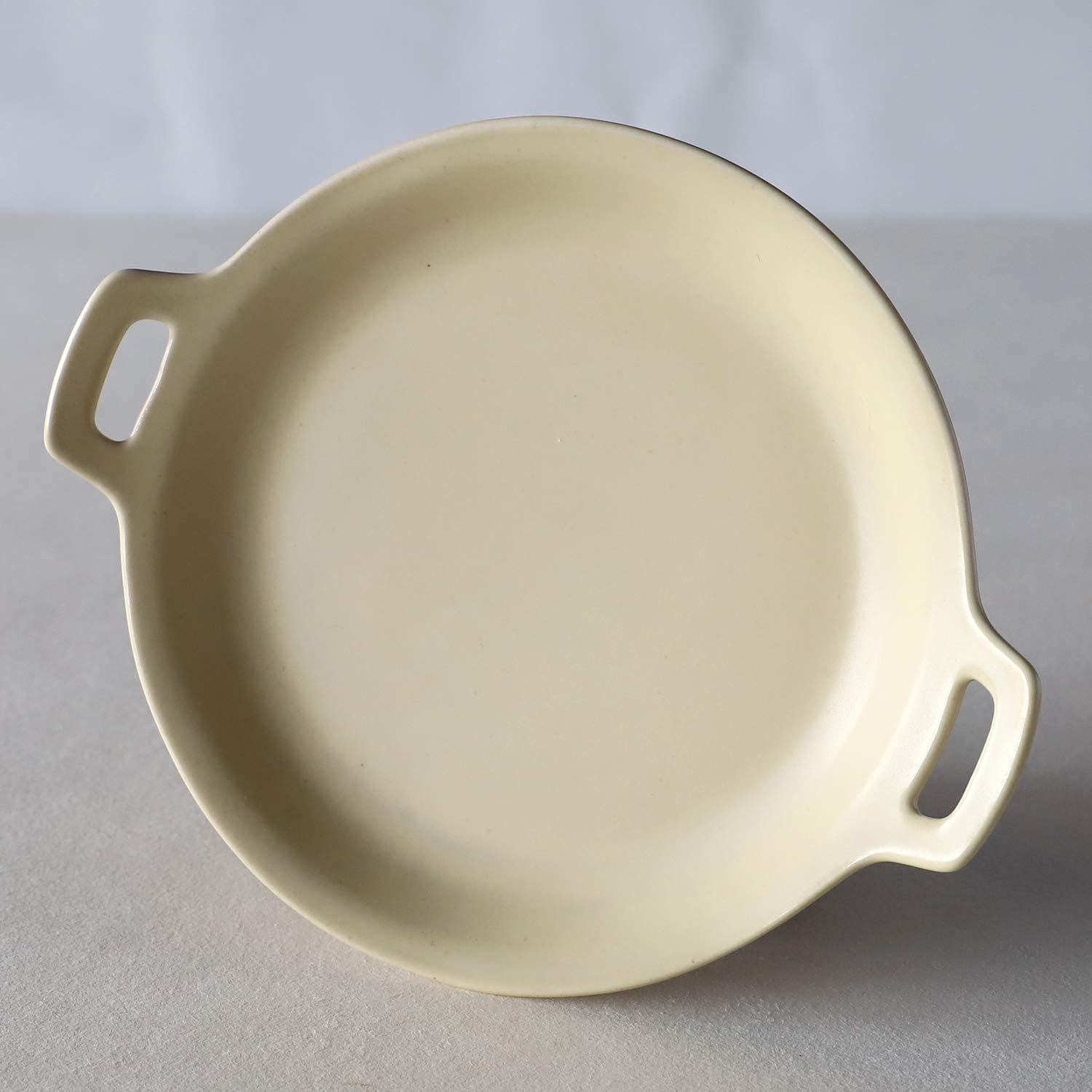 TAMAKI NARU T-932575 Plate S, Beige, 6.1 x 7.3 x 1.2 inches (15.5 x 18.5 x 3 cm), Microwave and Dishwasher Safe