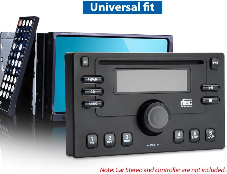 XTRONS® Security Face Panel with Fake Buttons for Double Din Car DVD Player