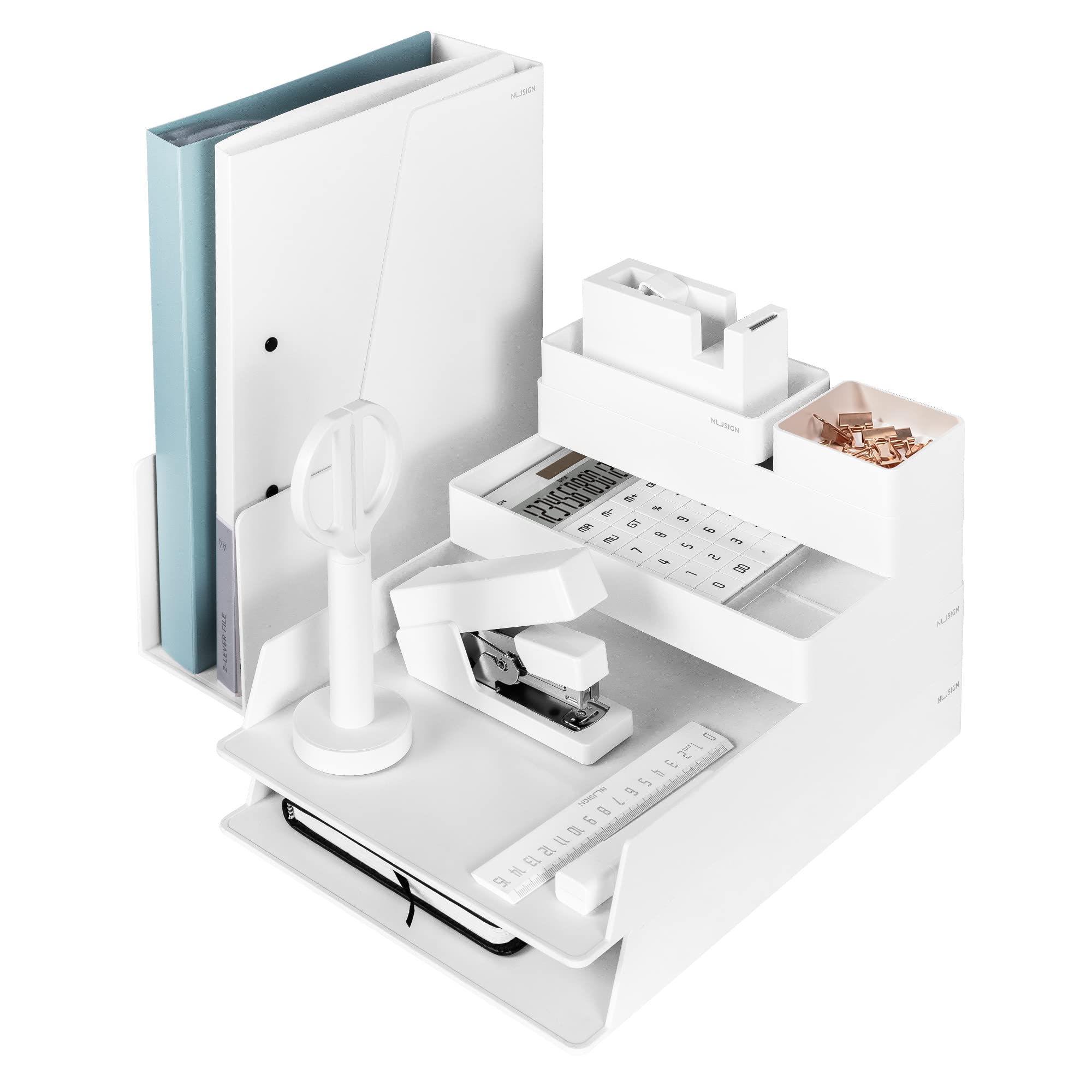 Buy NUSIGN Desk Organizers Set, 14 Piece AllInOne Office Desk