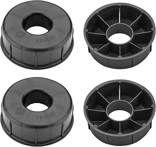 3" to 1" Core Adapter (2 Pairs) for Label, Sticker, & Kraft Paper Rolls. Allows Label Rolls with 3" Cores to be Mounted on Dispensers - Compatible with 1" Axles