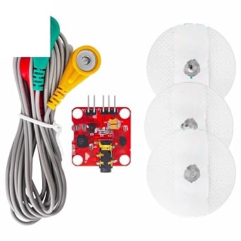 Muscle Electrical Sensor Module Muscle Analog Signal EMG Raw Signal Collection Electronic Development Kit for Arduino