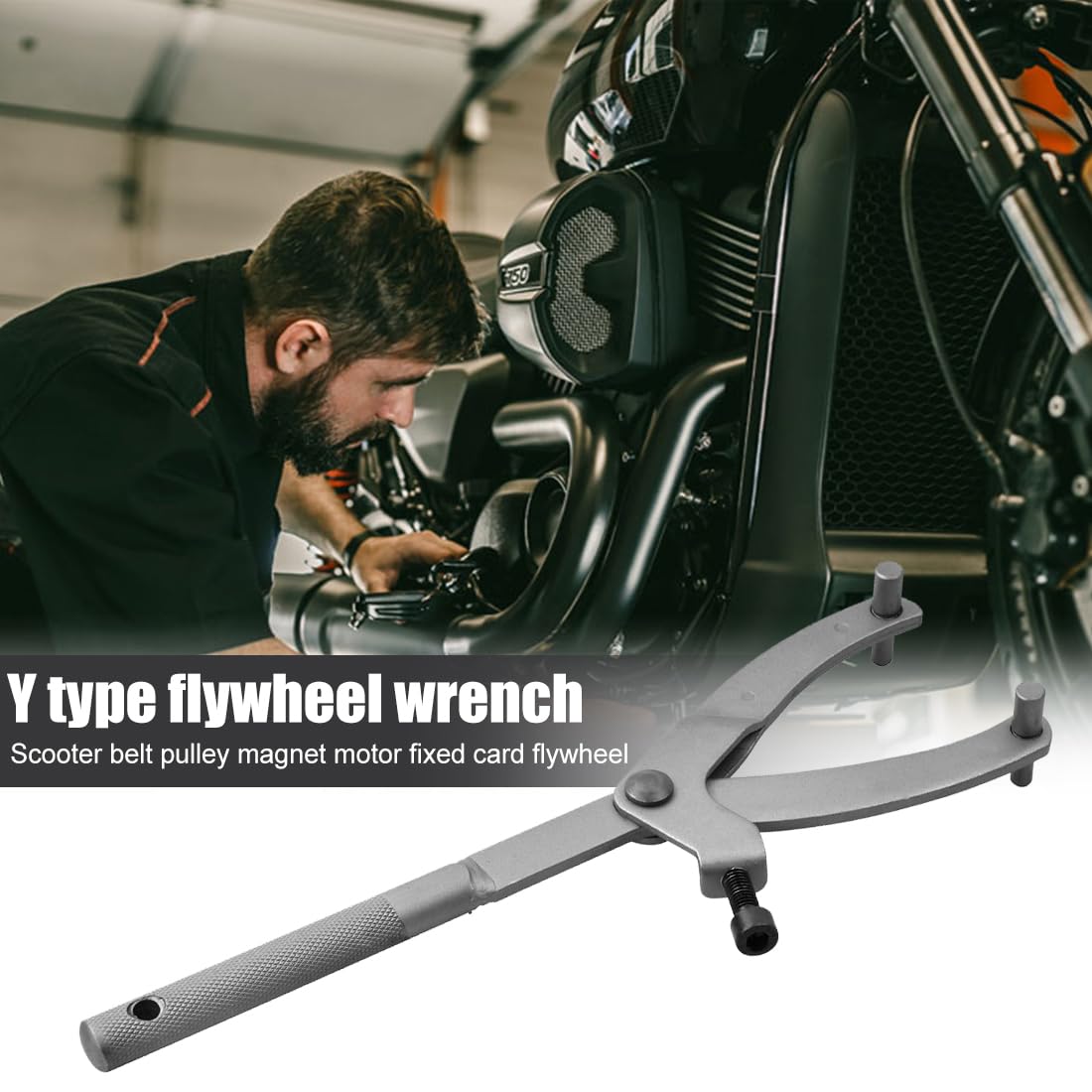 Utensili Moto LUTIFIX Set Chiavi Bloccaggio Regolabili - Per Frizione, Volano E Pignone Moto/Bici Strumento Meccanico Universale - Foto 8