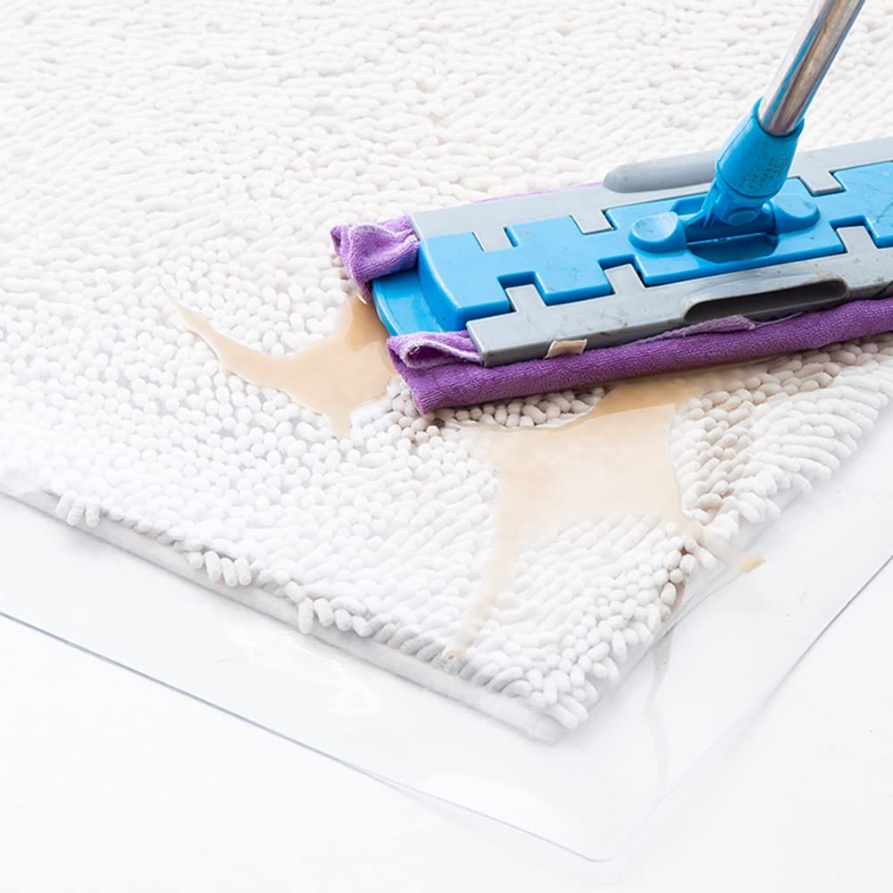 JOJAN Alfombrilla Antideslizante para Silla, Alfombrilla Transparente para Suelo, Protector De Alfombra Antiarañazos, Alfombrilla para Silla De Oficina De PVC (Size : 17x71in/45x180cm)
