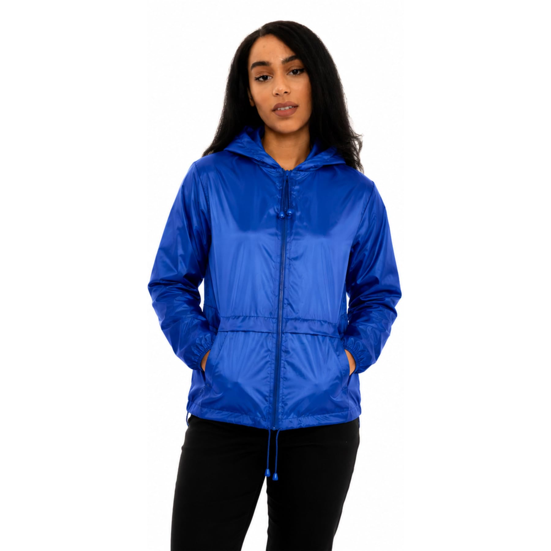 Style It Up Veste imperméable à capuche unisexe pour adulte