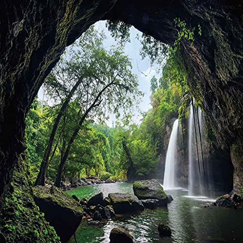 Couverture polaire impression 3D paysage nature idée cadeau maison