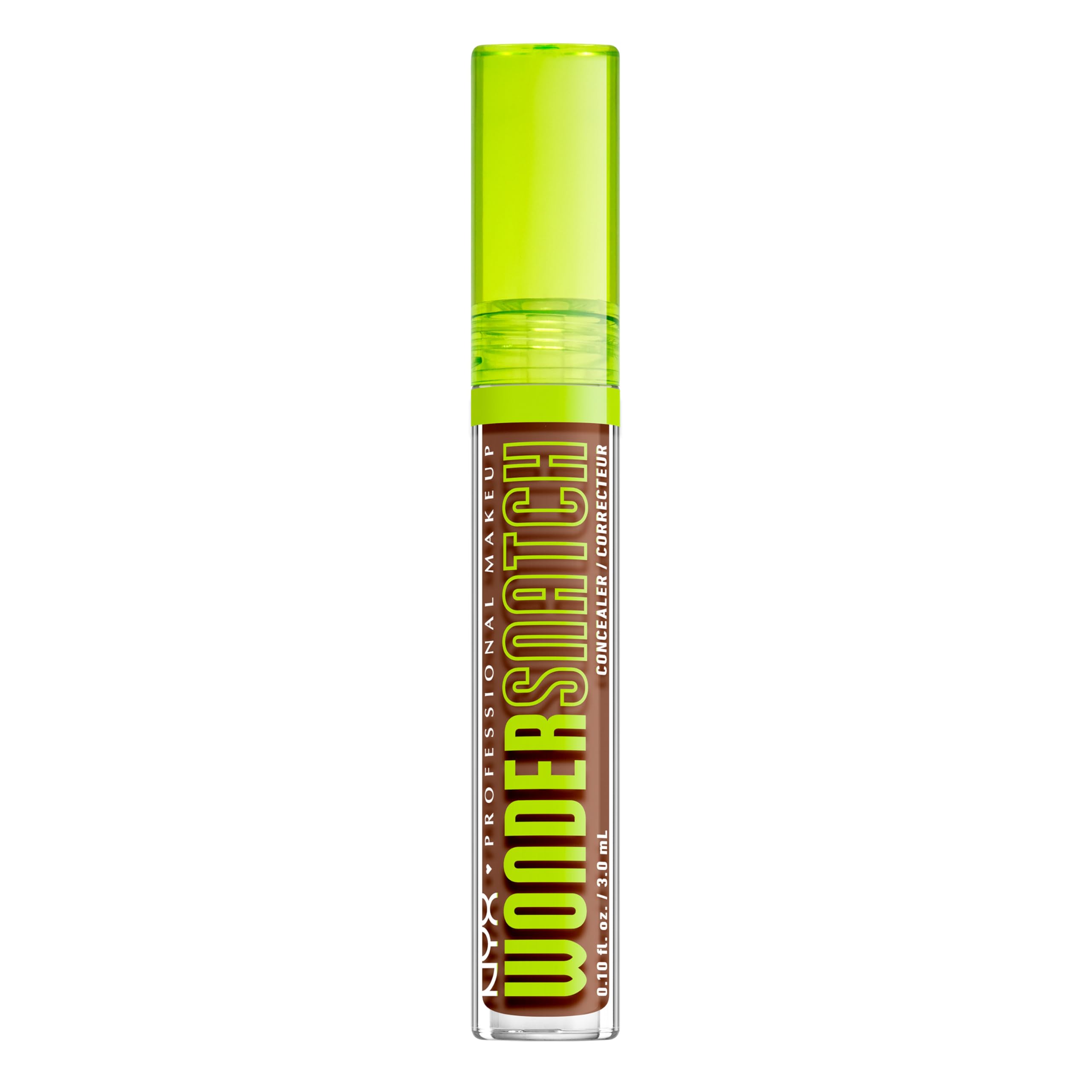 NYX Professional Makeup Wonder Snatch Concealer, Liquid Concealer, Up to 24h Hydration, Waterproof Wear, Mocha, 3 ml